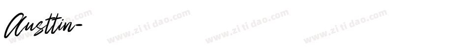 Austtin字体转换