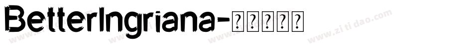 BetterIngriana字体转换