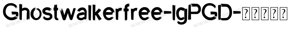 Ghostwalkerfree-lgPGD字体转换