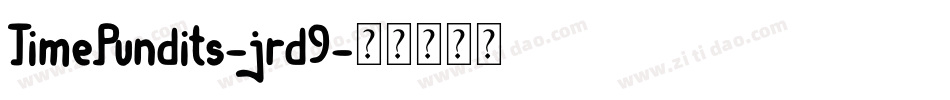 TimePundits-jrd9字体转换