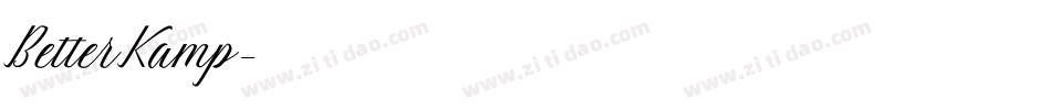 BetterKamp字体转换