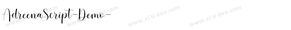 AdreenaScript-Demo字体转换