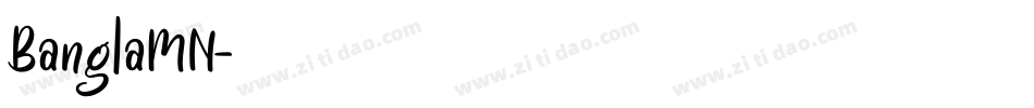 BanglaMN字体转换