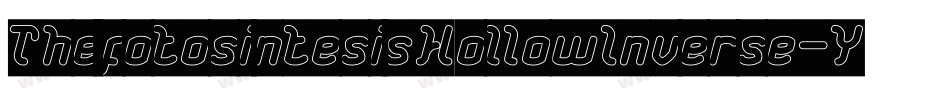 ThefotosintesisHollowInverse-YzqMa字体转换