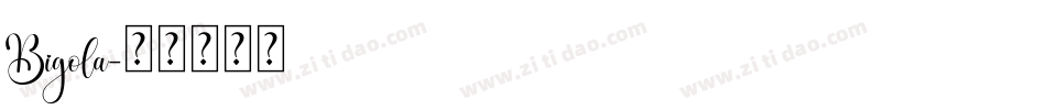 Bigola字体转换