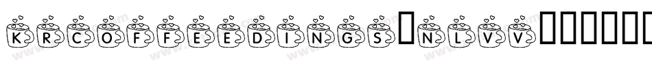 KrCoffeeDings-nLVV字体转换