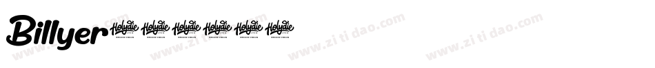 Billyer字体转换