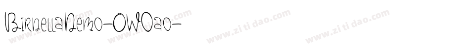 BirdellaDemo-0WOao字体转换