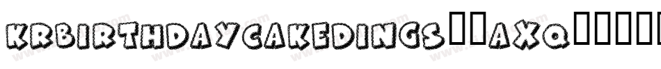 KrBirthdayCakeDings-6aXq字体转换