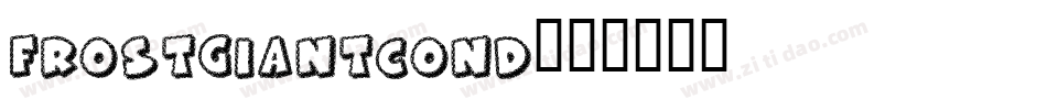 frostgiantcond字体转换