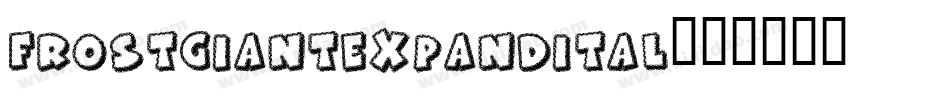 frostgiantexpandital字体转换
