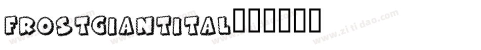 frostgiantital字体转换