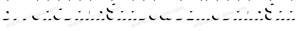 BivoacDarkShadowDemoDarkShadow-BWL4x字体转换