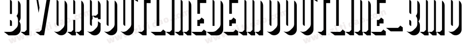 BivoacOutlineDemoOutline-8MOv0字体转换
