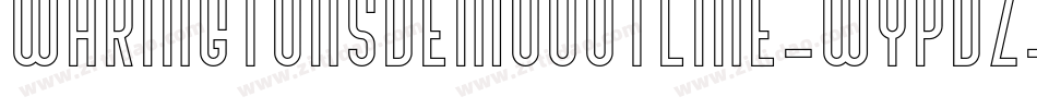WaringtonsDemoOutline-Wypdz字体转换