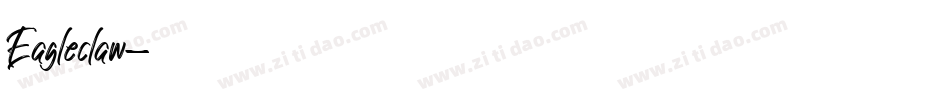 Eagleclaw字体转换