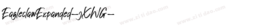 EagleclawExpanded-jXWG字体转换