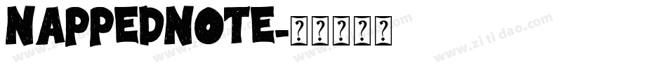 NappedNote字体转换