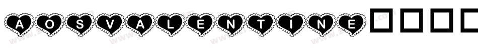 aosvalentine字体转换