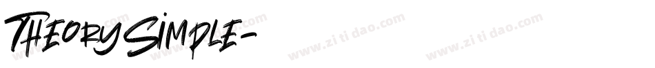 TheorySimple字体转换