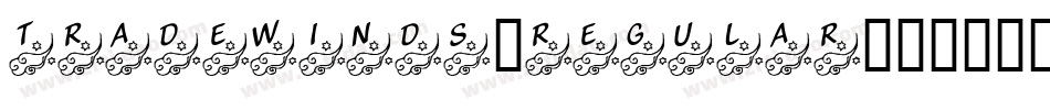 TradeWinds-Regular字体转换