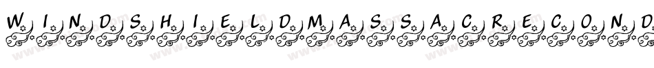 WindshieldMassacreCondensed-OYz4字体转换