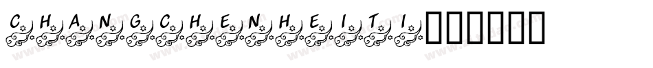 changchenheiti字体转换
