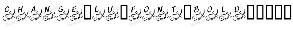 change_lu_font_bold字体转换