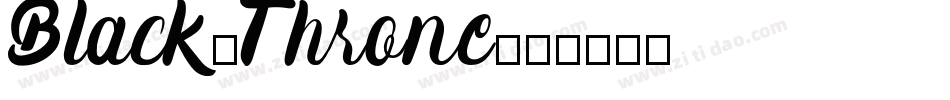 Black_Throne字体转换