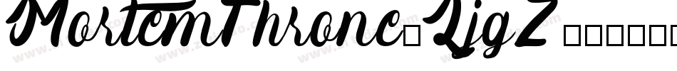 MortemThrone-LjgZ字体转换