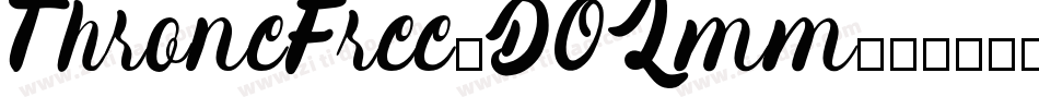ThroneFree-DOLmm字体转换