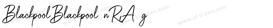 BlackpoolBlackpool-nRA2g字体转换