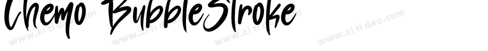 Chemo-BubbleStroke字体转换