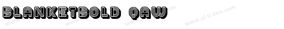 BlanketBold-7qAw字体转换