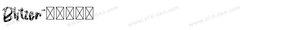 Blitzer字体转换