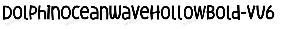 DolphinOceanWaveHollowBold-vV6A字体转换