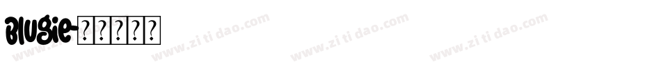 Blugie字体转换