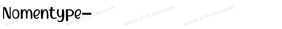 Nomentype字体转换