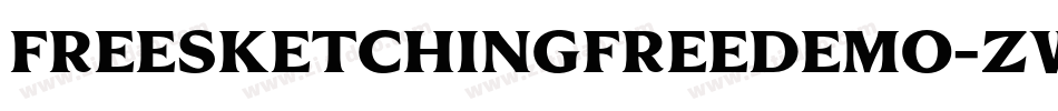 FreeSketchingFreeDemo-Zwd8字体转换