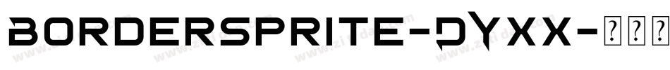 Bordersprite-DYxx字体转换