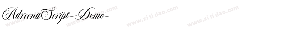 AdreenaScript-Demo字体转换