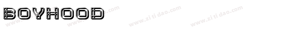 Boyhood字体转换