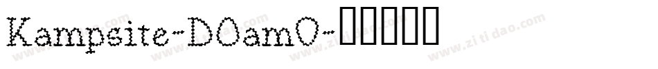 Kampsite-DOam0字体转换