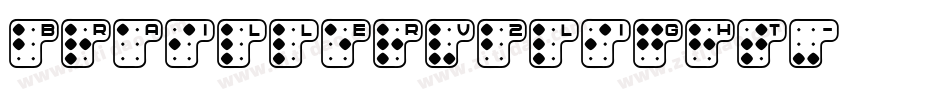 BraillerV2Light字体转换