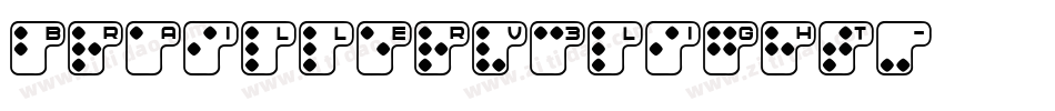 BraillerV3Light字体转换