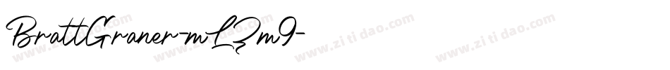 BrattGraner-mLZm9字体转换