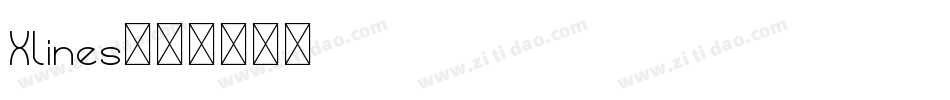 Xlines字体转换