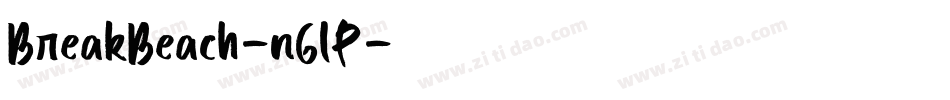 BreakBeach-n6lP字体转换