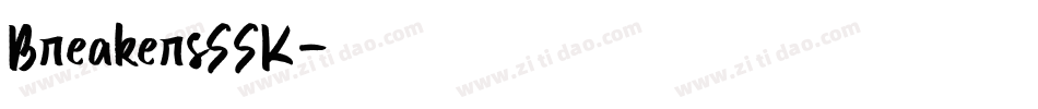 BreakersSSK字体转换
