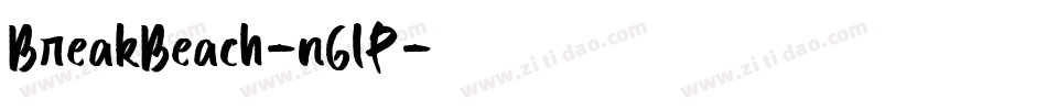 BreakBeach-n6lP字体转换